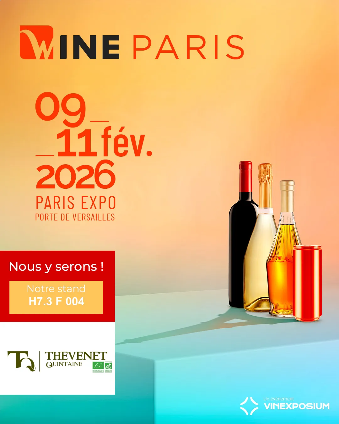 Nous serons présents du 9 au 11 février 2026 à Paris Expo – Porte de Versailles.